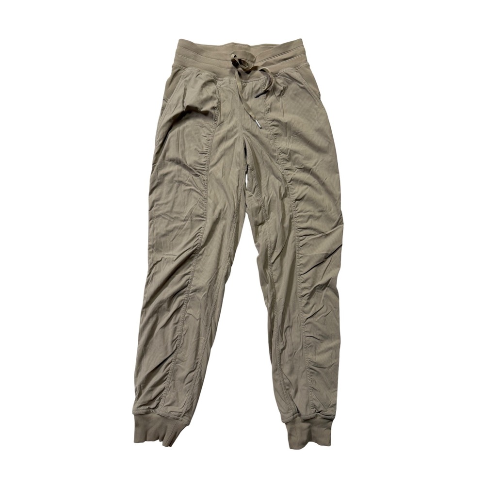 Lululemon Dance Studio Mid-Rise Jogger Full Length Taupe Size 4 Lightweight